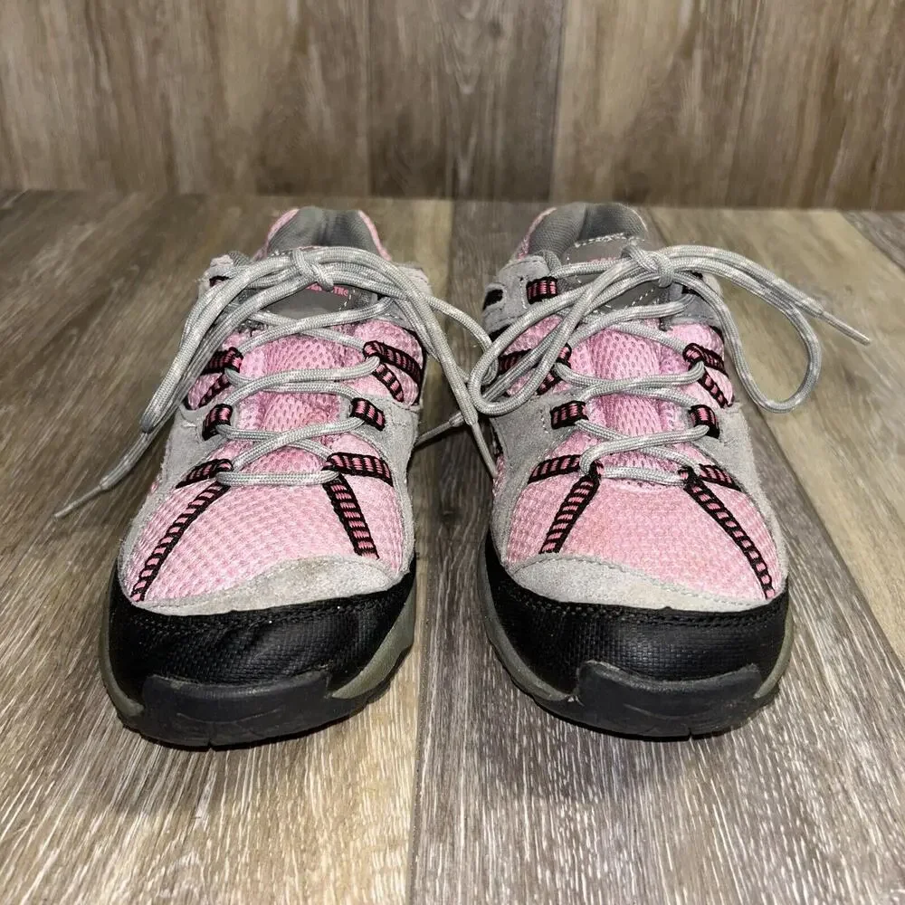 Gander Mountain Trail Climber Explorer Low Pink Gray Youth Size 5 Sneaker Shoes